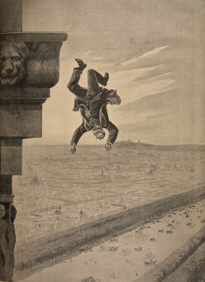 Selbstmord am Arc de Triomphe, Illustration aus 